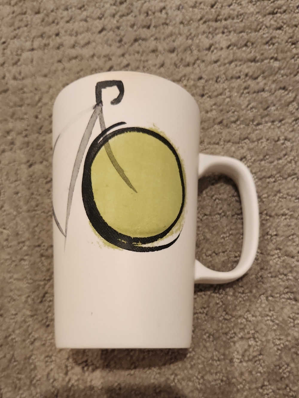 2015 Starbucks Green Dot Series ceramic bicycle mug  artistic sketch Bicycle